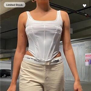 White Corset Top